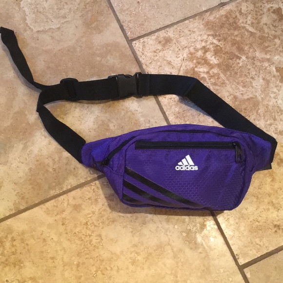 adidas waist bag purple